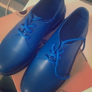 Blue Dr. Martens